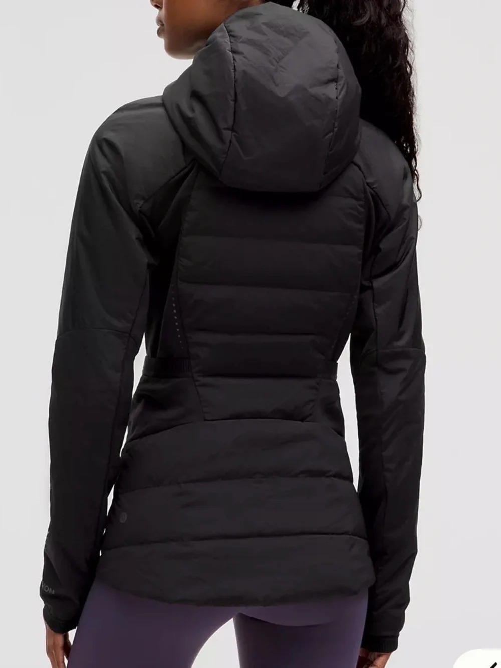 Lululemon-Women's Down for It All Jacket-Coat-Black-Athletic Athleisure-Size 6